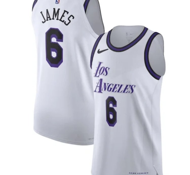 Lebron James Los Angeles Lakers Nike 202223 Authentic Jersey - City Edition - White