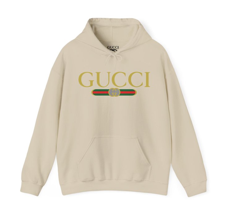 Gucci Gg Logo Sand Hoodie - Size Usa
