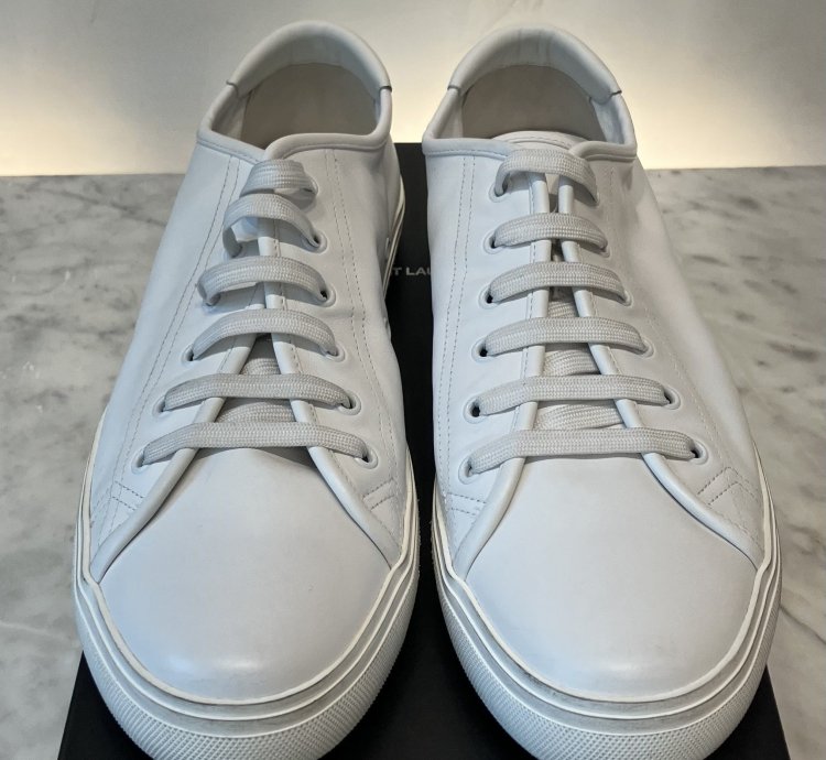 Malibu Low-top Sneakers In Smooth Leather Optical White