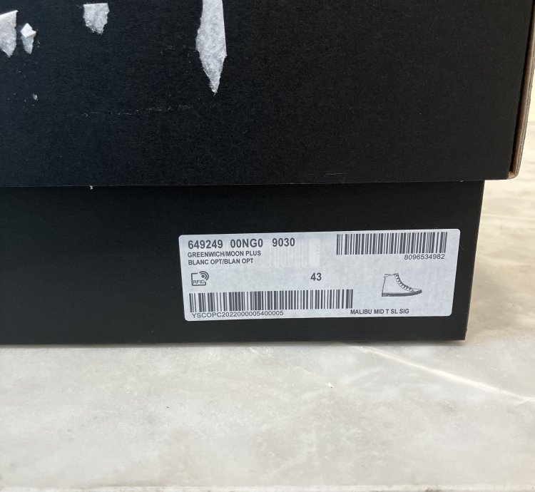 Malibu Mid Top Sneakers In Smooth Leather Optical White