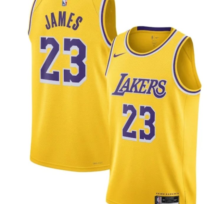 Lebron James Los Angeles Lakers Nike Unisex Swingman Jersey - Icon Edition - Gold