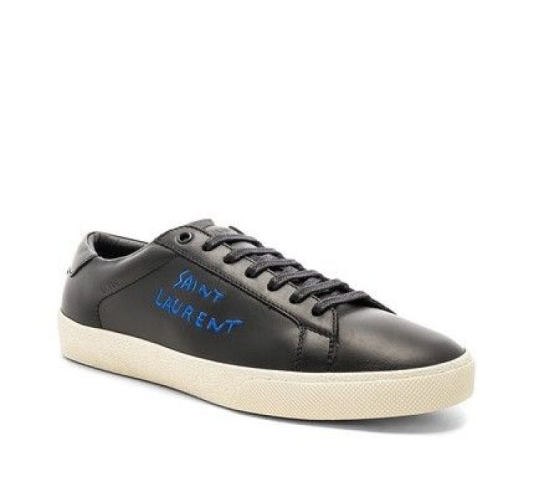Men Court Classic Sl 06 Embroidered Sneaker In Leather