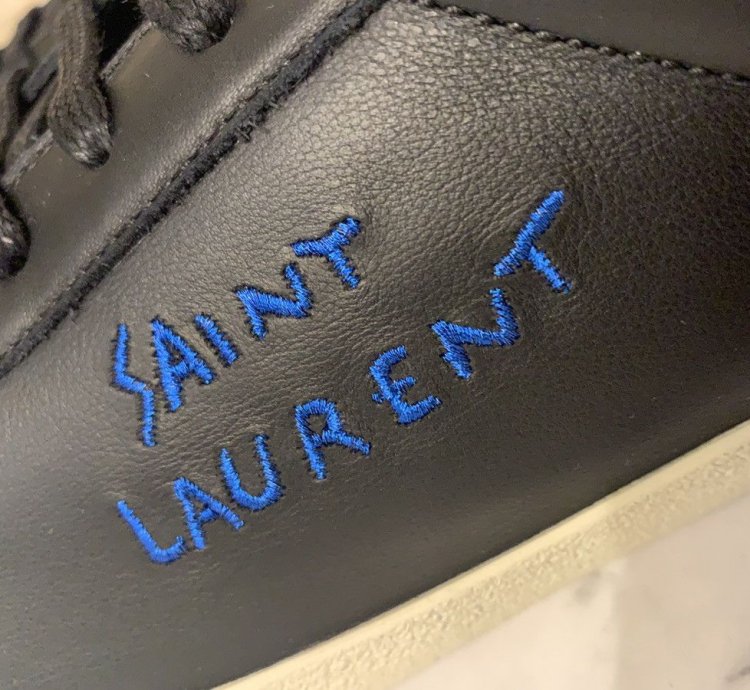 Men Court Classic Sl 06 Embroidered Sneaker In Leather