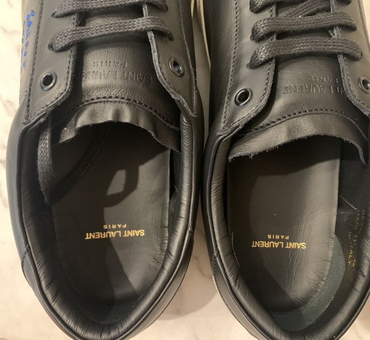 Men Court Classic Sl 06 Embroidered Sneaker In Leather