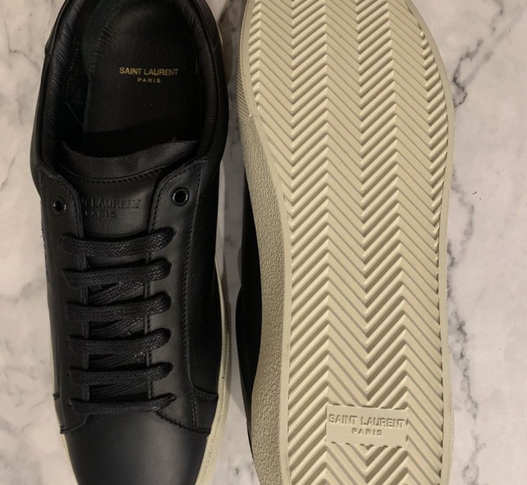 Men Court Classic Sl 06 Embroidered Sneaker In Leather
