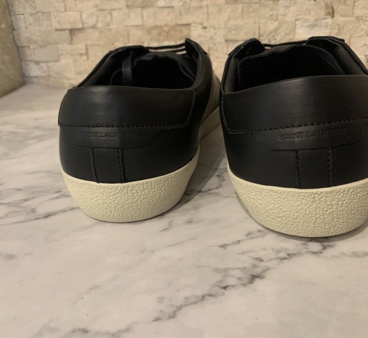 Men Court Classic Sl 06 Embroidered Sneaker In Leather