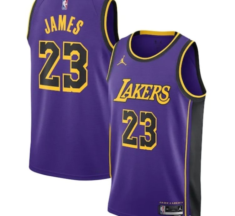 Lebron James Los Angeles Lakers Jordan Brand Unisex Swingman Jersey - Statement Edition - Purple