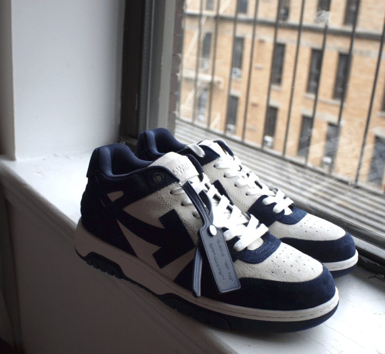 Navy White Out Of Office Vintage Sneakers