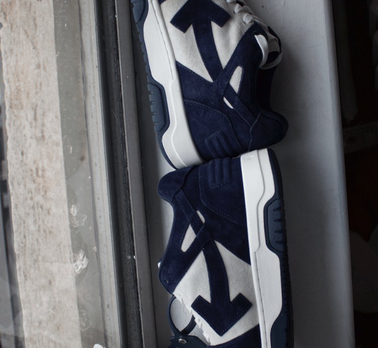 Navy White Out Of Office Vintage Sneakers