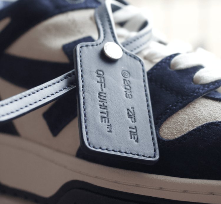 Navy White Out Of Office Vintage Sneakers