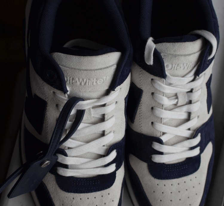 Navy White Out Of Office Vintage Sneakers