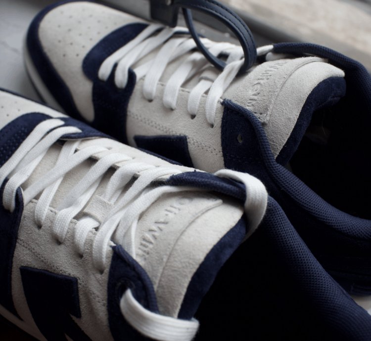 Navy White Out Of Office Vintage Sneakers