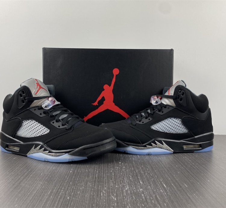 Nike Air Jordan 5 Retro Black Metallic
