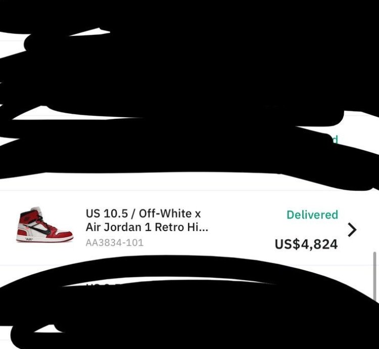 New Off-white Jordan 1 Chicago Size 10 5