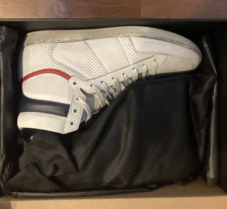 Nib Saint Laurent Sl10 High Tops Rare 45