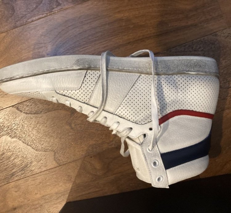 Nib Saint Laurent Sl10 High Tops Rare 45