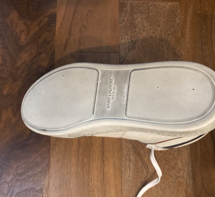 Nib Saint Laurent Sl10 High Tops Rare 45