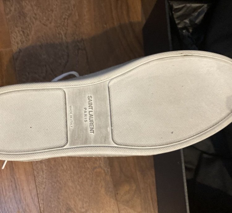 Nib Saint Laurent Sl10 High Tops Rare 45
