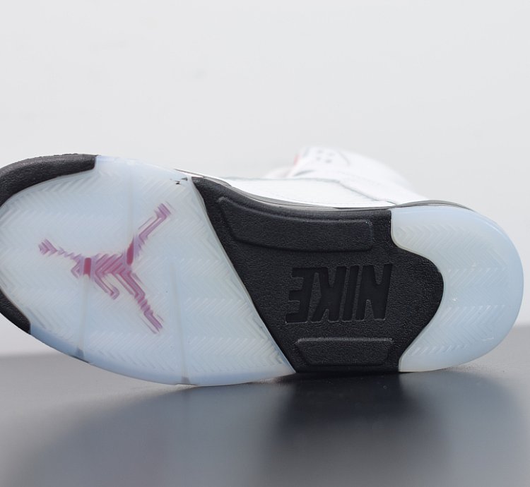 Nike Air Jordan 5 Retro Fire Red Silver Tongue
