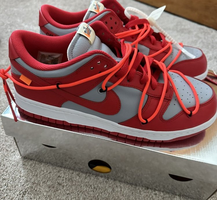 Nike Dunk Low Off-white University Red