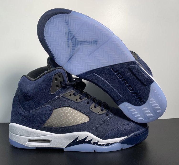 Nike Air Jordan 5 Retro Georgetown Midnight Navy
