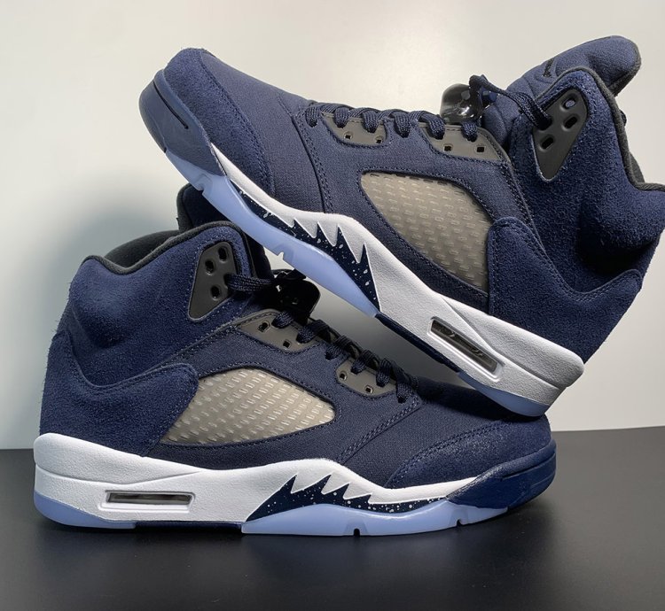 Nike Air Jordan 5 Retro Georgetown Midnight Navy