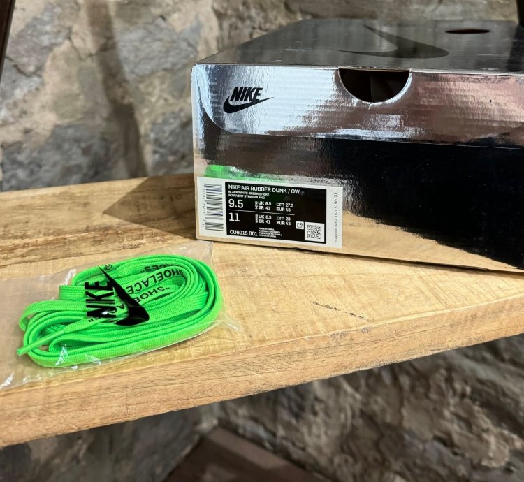 Nike Off-white Black Air Rubber Dunk Sneakers