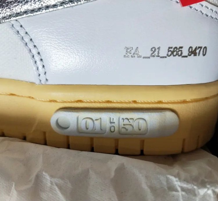 Nike Off-white Dunk Low Lot 1 50