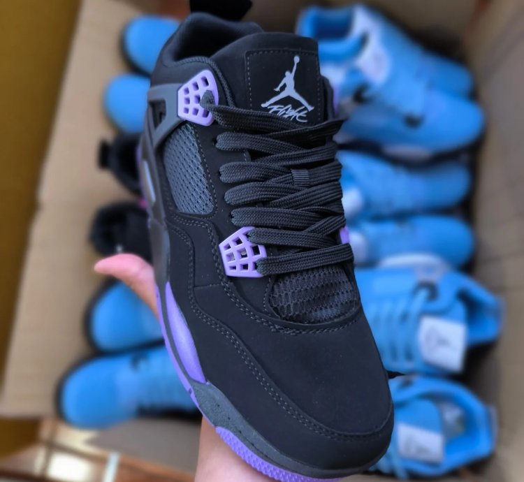 Jordan 4 Purple Thunder
