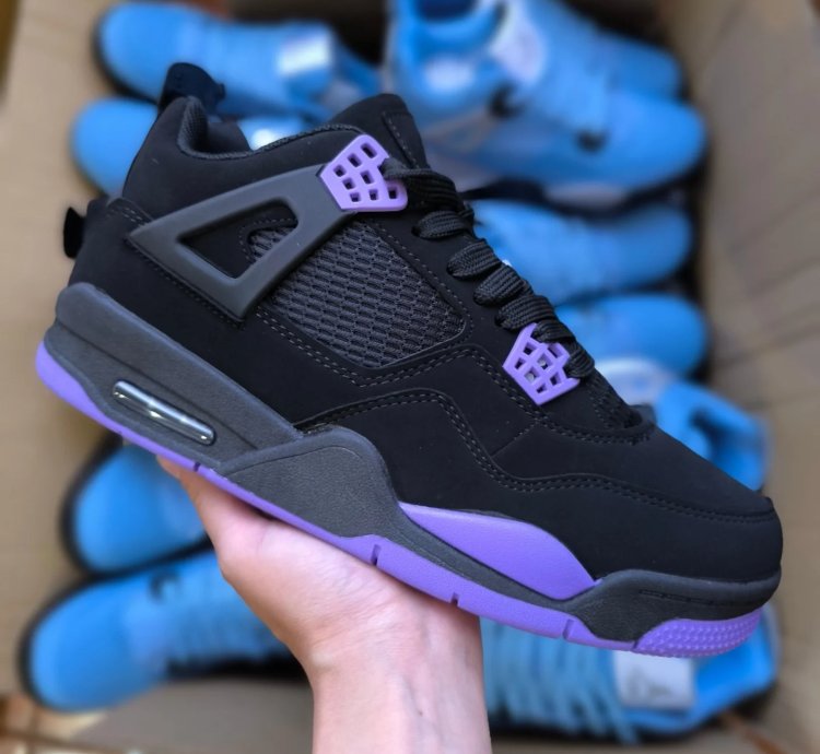 Jordan 4 Purple Thunder