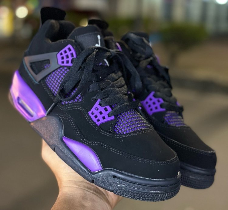 Jordan 4 Purple Thunder