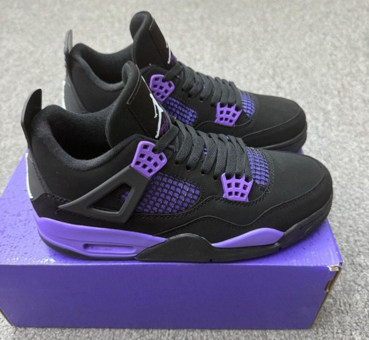 Jordan 4 Purple Thunder