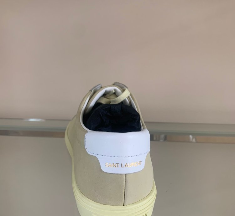 Nubuck Andy Low Top Sneakers In Fanne Yellow