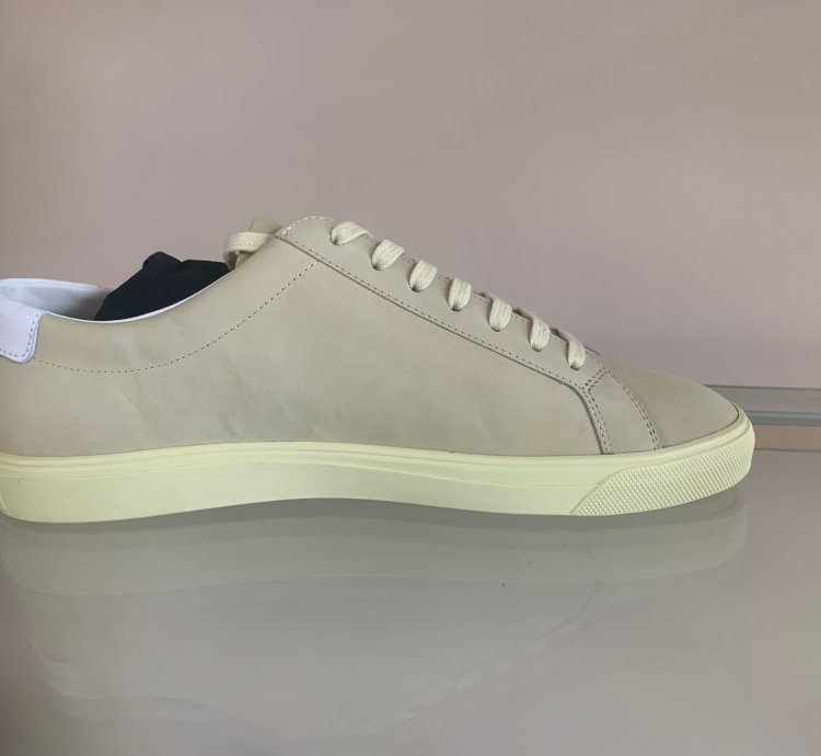 Nubuck Andy Low Top Sneakers In Fanne Yellow