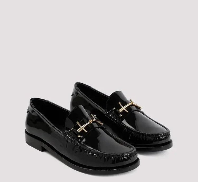 O1bcso1str1024 Le Loafer Penny Slippers In Black