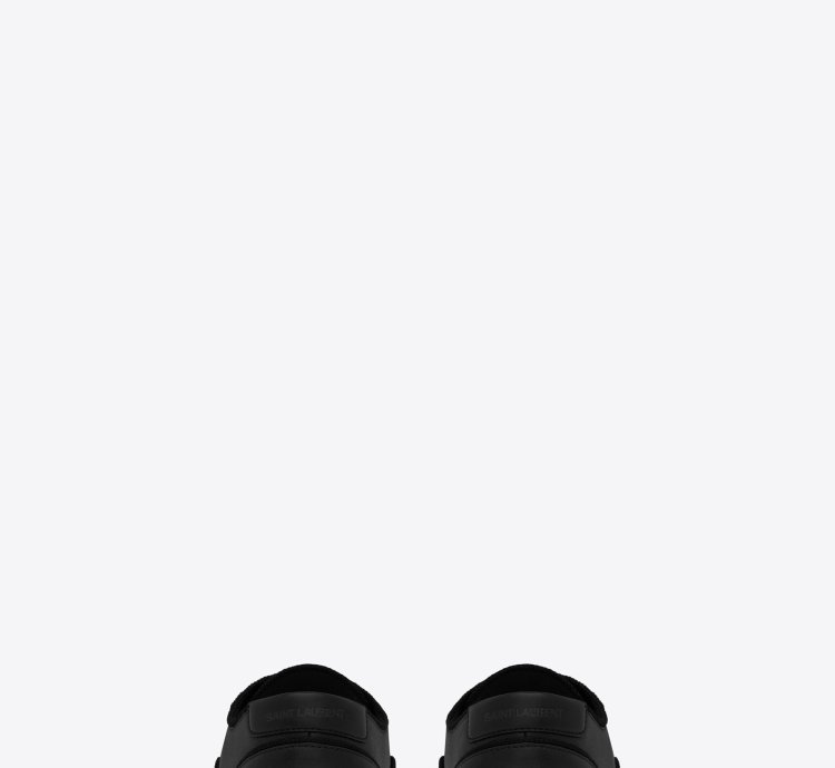 O1bcso1str1224 Venice Sneakers In Grained Leather In Black