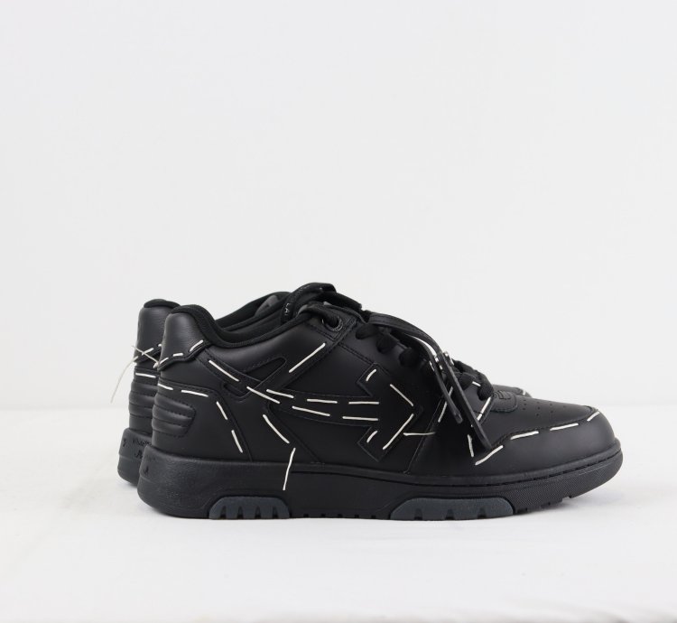 O1rshd Out Of Office Sartorial Stitch Sneakers Black White