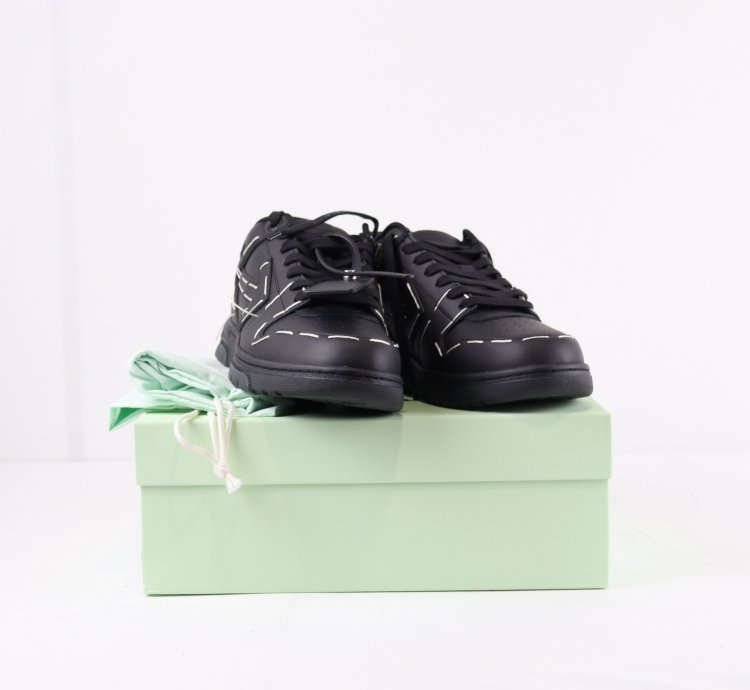 O1rshd Out Of Office Sartorial Stitch Sneakers Black White