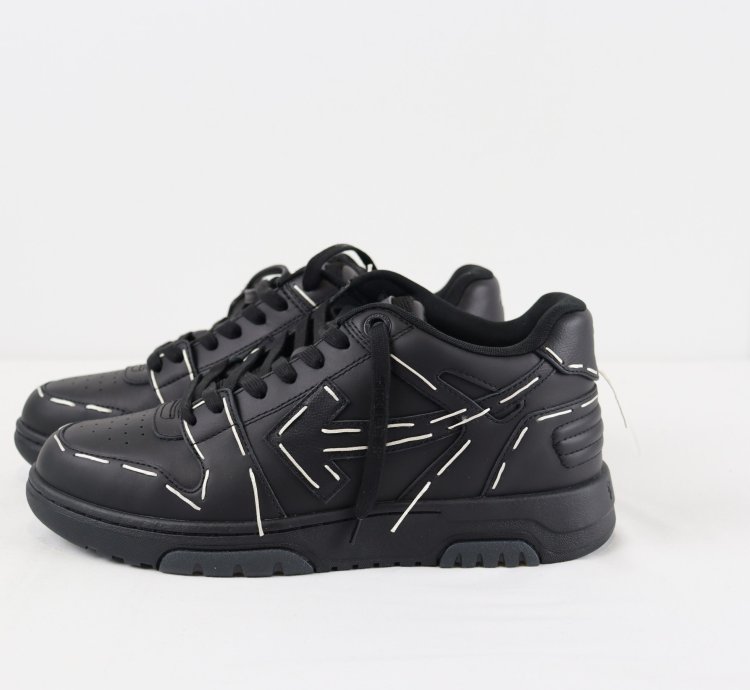 O1rshd Out Of Office Sartorial Stitch Sneakers Black White