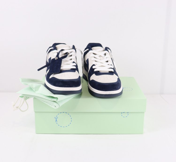 O1rshd Out Of Office Sneakers In Dark Blue White