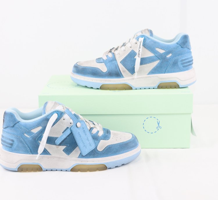 O1rshd1 2 Out Of Office Sneakers In Light Blue Vintage
