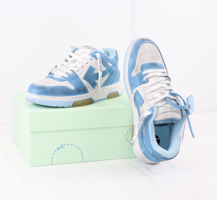 O1rshd1 2 Out Of Office Sneakers In Light Blue Vintage