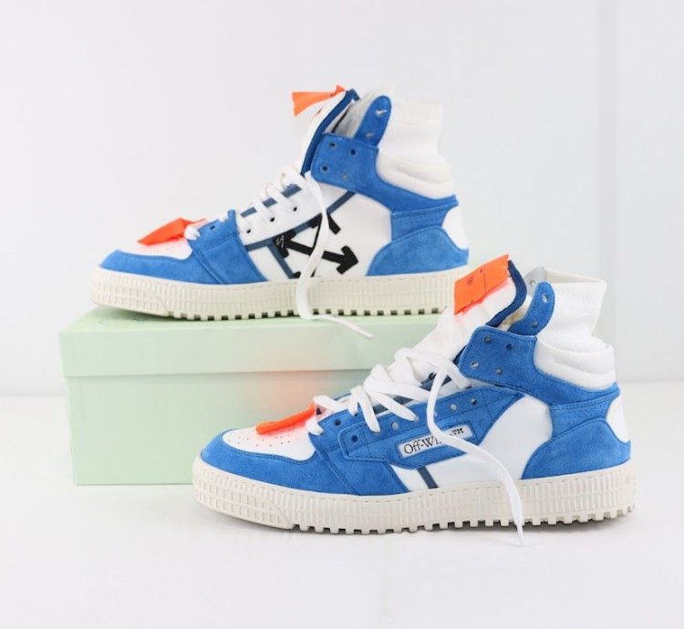 O1rshd1 3 0 Off Court Supreme Suede Sneakers In Blue Black