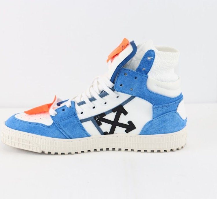 O1rshd1 3 0 Off Court Supreme Suede Sneakers In Blue Black