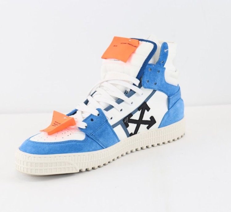 O1rshd1 3 0 Off Court Supreme Suede Sneakers In Blue Black