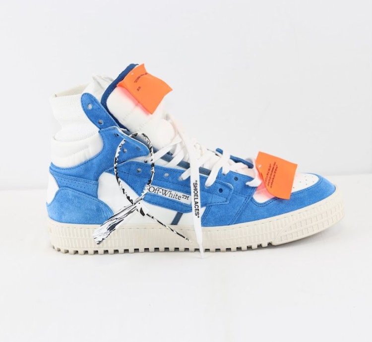 O1rshd1 3 0 Off Court Supreme Suede Sneakers In Blue Black