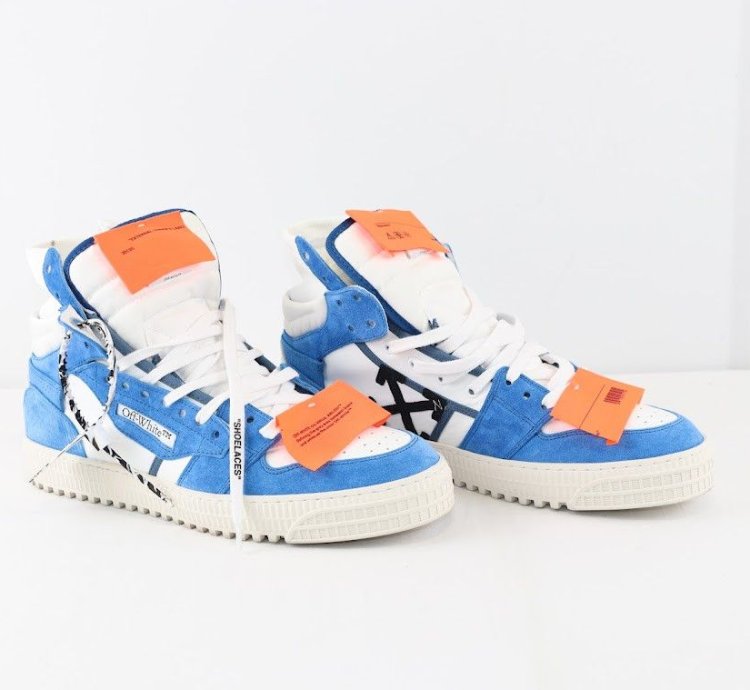 O1rshd1 3 0 Off Court Supreme Suede Sneakers In Blue Black