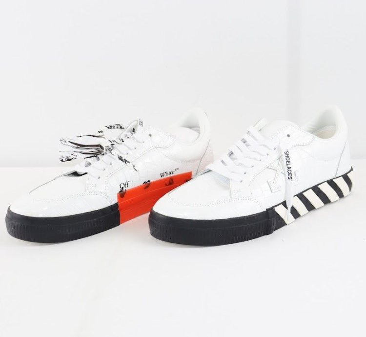 O1rshd1 New Low Vulcanized Sneaker In White Beige