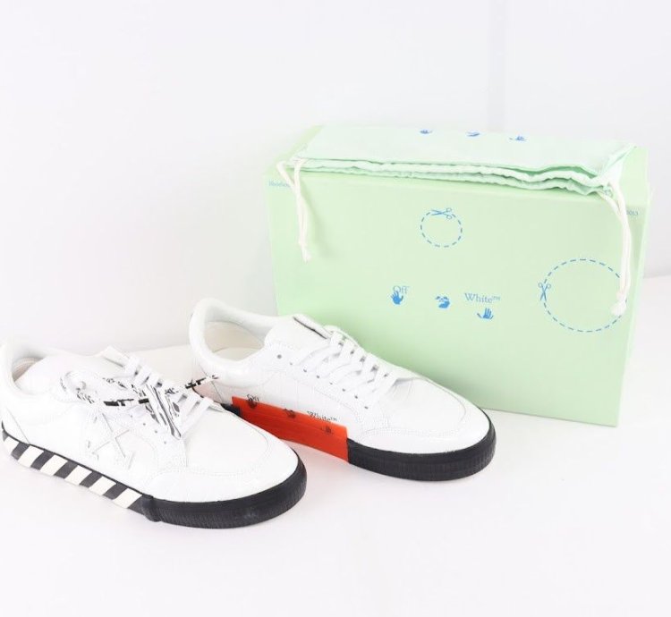 O1rshd1 New Low Vulcanized Sneaker In White Beige