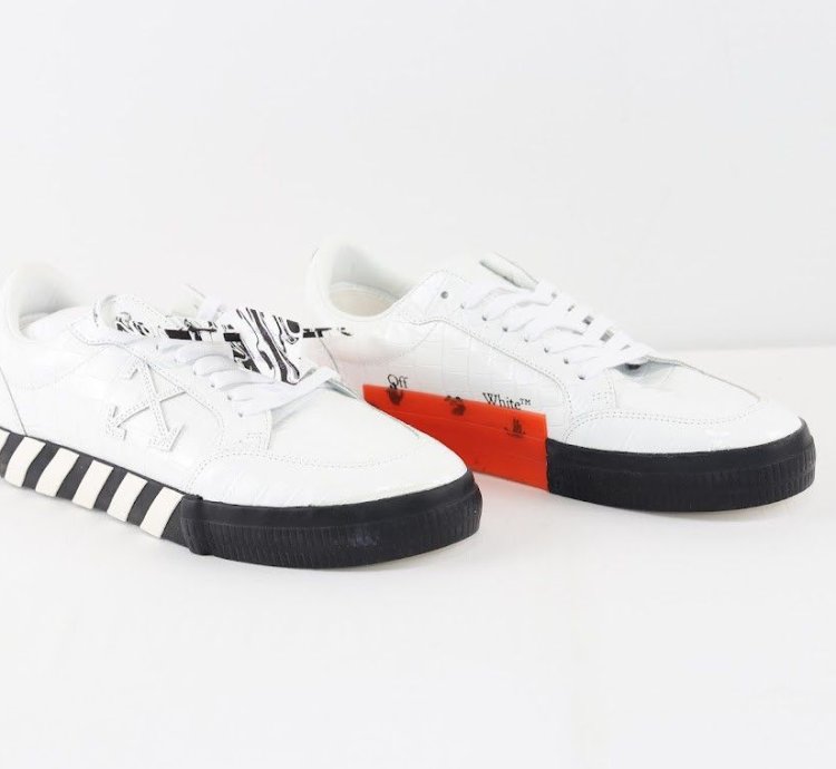 O1rshd1 New Low Vulcanized Sneaker In White Beige
